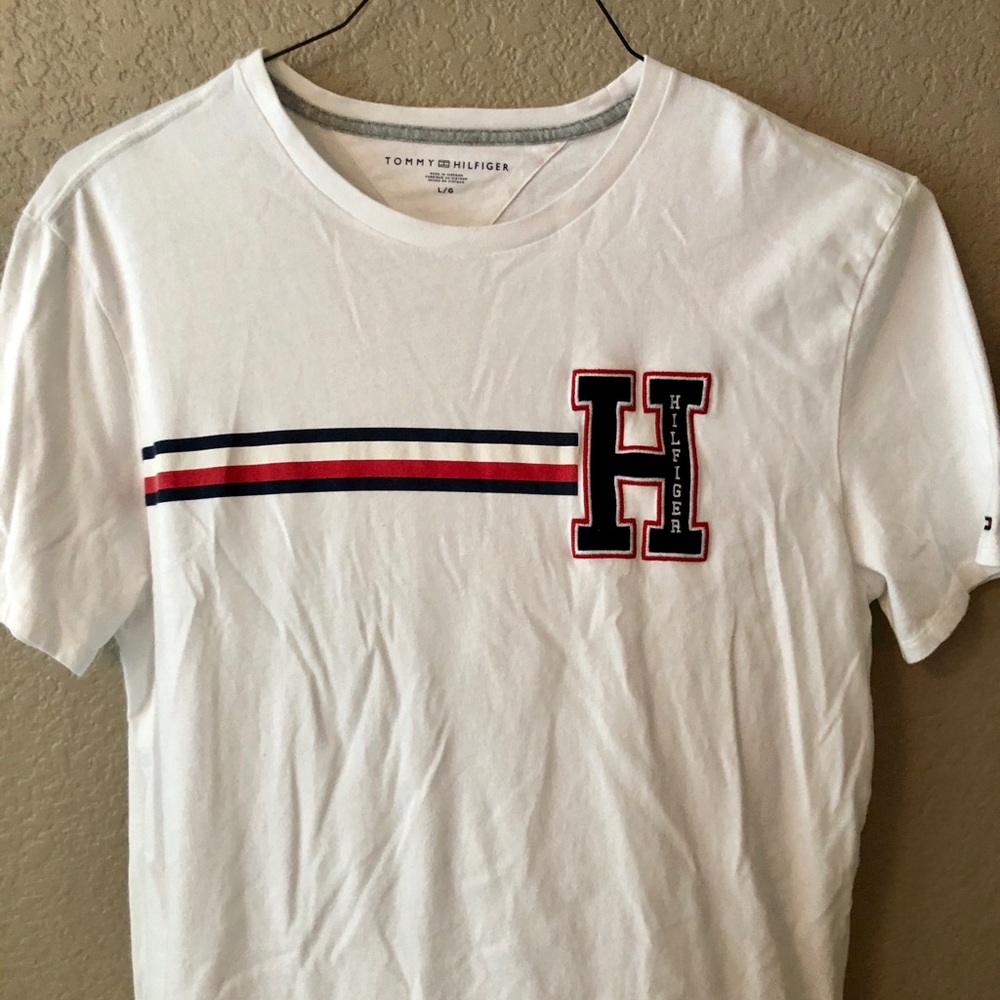Men’s large white Tommy Hilfiger T-shirt